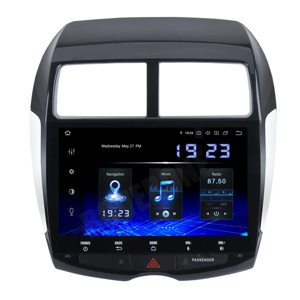 Для Mitsubishi ASX для Peugeot 4008 Citroen C4 Android 10 автомобильный радиоприемник GPS Wifi зеркальная