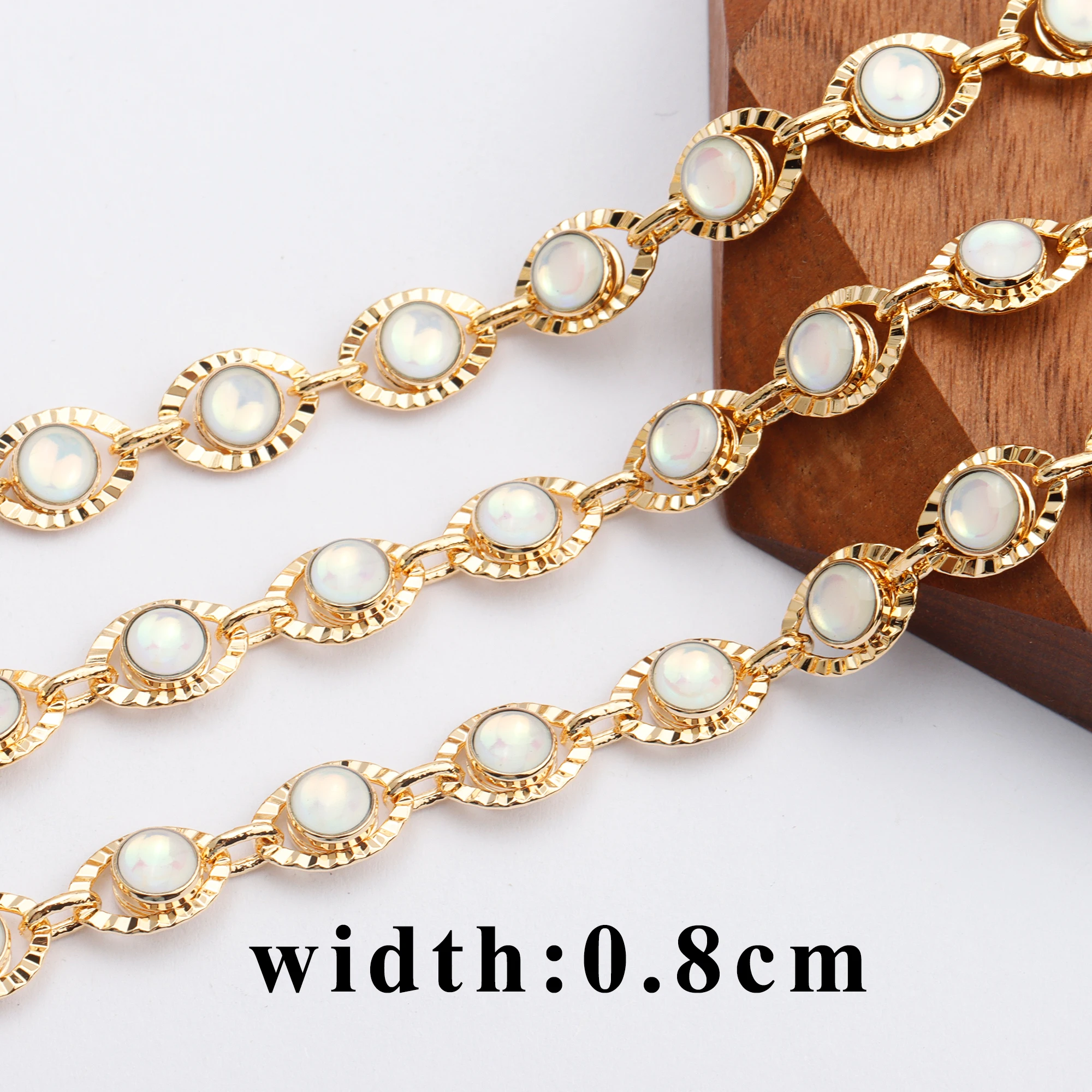 YEGUI C102 jewelry accessories 18k gold plated 0.3 microns chain zircon handmade making diy bracelet necklace 50cm/lot - купить по
