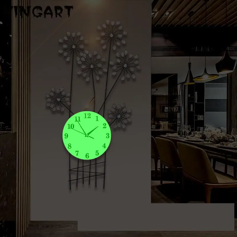 Large Wall Clock Luxury Modern Design Decorative Hanging Big Watche Living Room Bedroom Home 9929435 | Дом и сад
