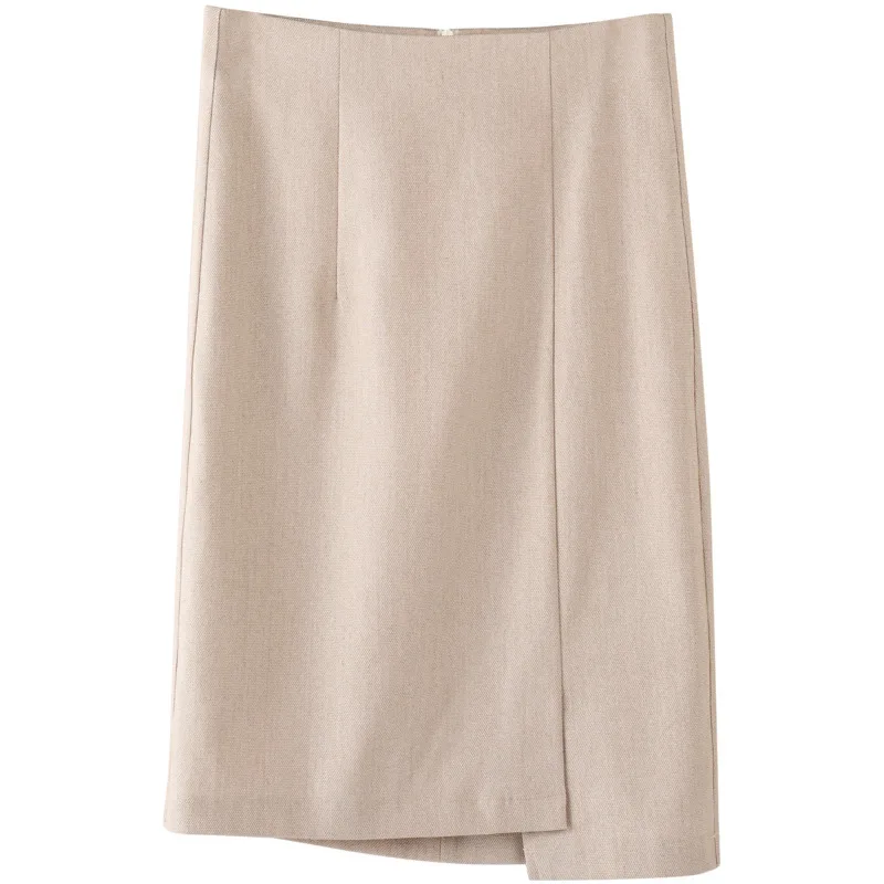 

Han edition dress skirt commuter OL temperament joker irregular skirts