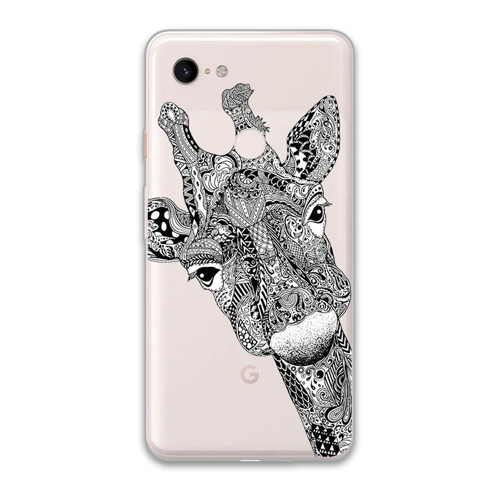 

Lion Owl Cat Case For Google Pixel 4 5 3 2 XL Cover for Pixel 3a 4a 5G XL Soft Silicone TPU Luxury Cute Protect Phone Back Funda