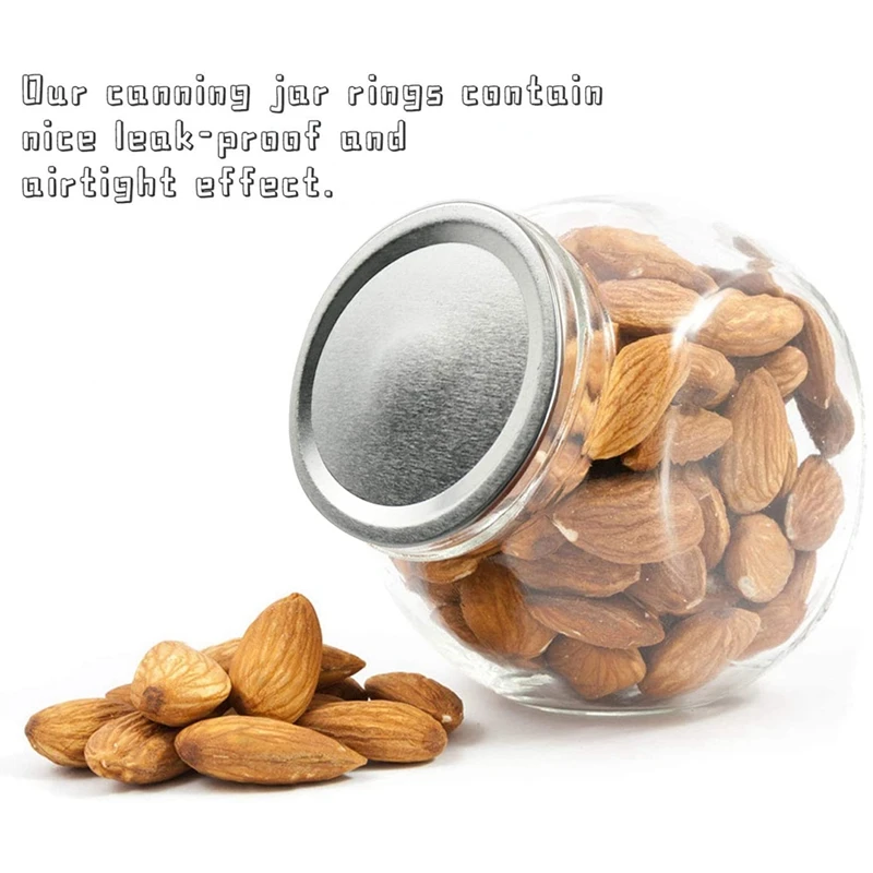 50 шт. консервирования крышками Разделение Тип регулярные стеклянная банка с