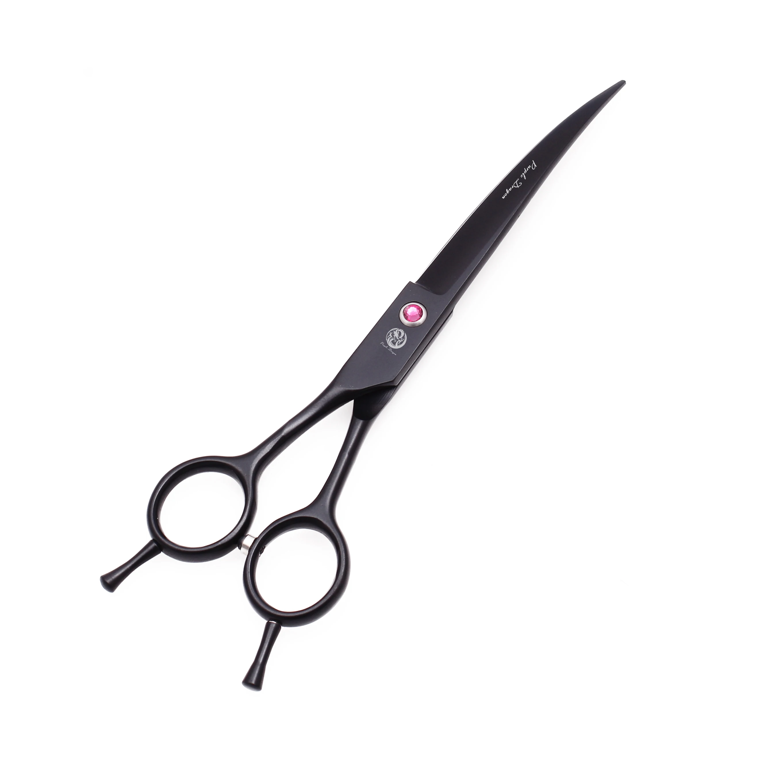 Левосторонние ножницы для ухода за домашними животными 7 &quotфиолетовый дракон