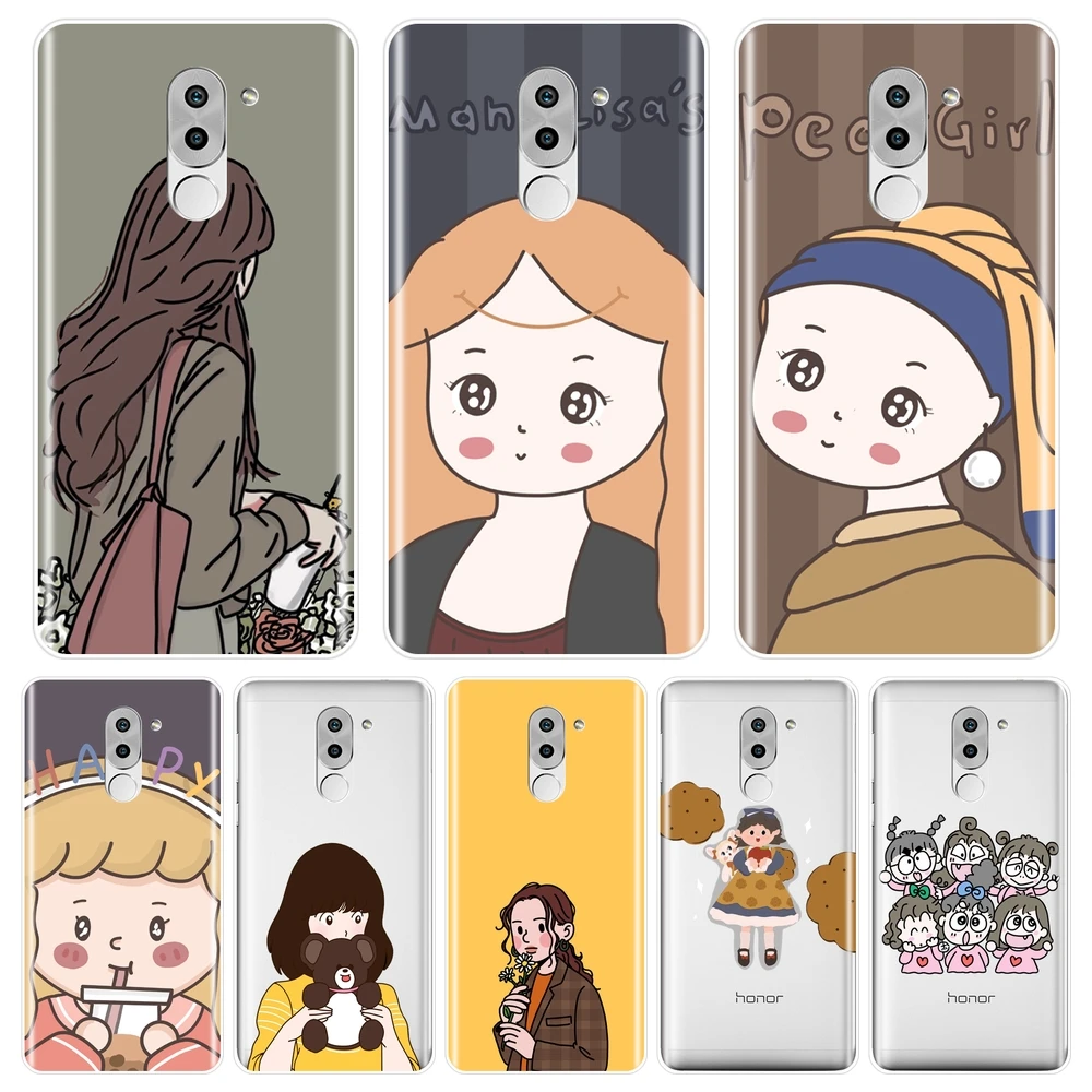 Милый силиконовый чехол Kpop для телефона Huawei Honor 6A 4C 5C 6C Pro мягкий 4X 5A 5X 6 6X|Бамперы| |