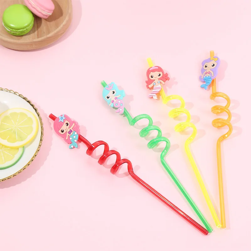 4 шт. милые вечерние украшения Русалочки для детского душа дня рождения детские