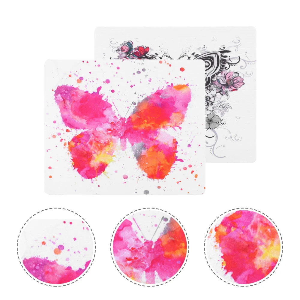 

2Pcs Creative Printing Pad Student Office Mats for Computer Laptop