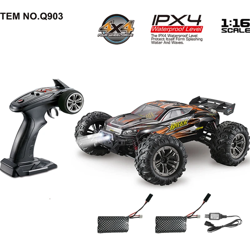 Xinlehong Q903 RC автомобиль 1:16 2 4 г 4WD 52 км/ч Высокая Скорость бесщеточный ру десерт