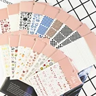 Модные дизайнерские наклейки для ногтей Aha, роскошный брендовый дизайн, наклейки для ногтей, узор, наклейки для ногтей, декоративные Слайдеры для ногтей с логотипом