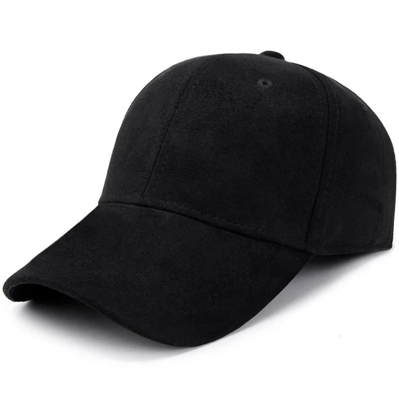 

2021 Spring Summer Fitted Sun Hat Lady Hiphop Sport Cap Men Autumn Suede Full Closed Baseball Cap 56-59cm