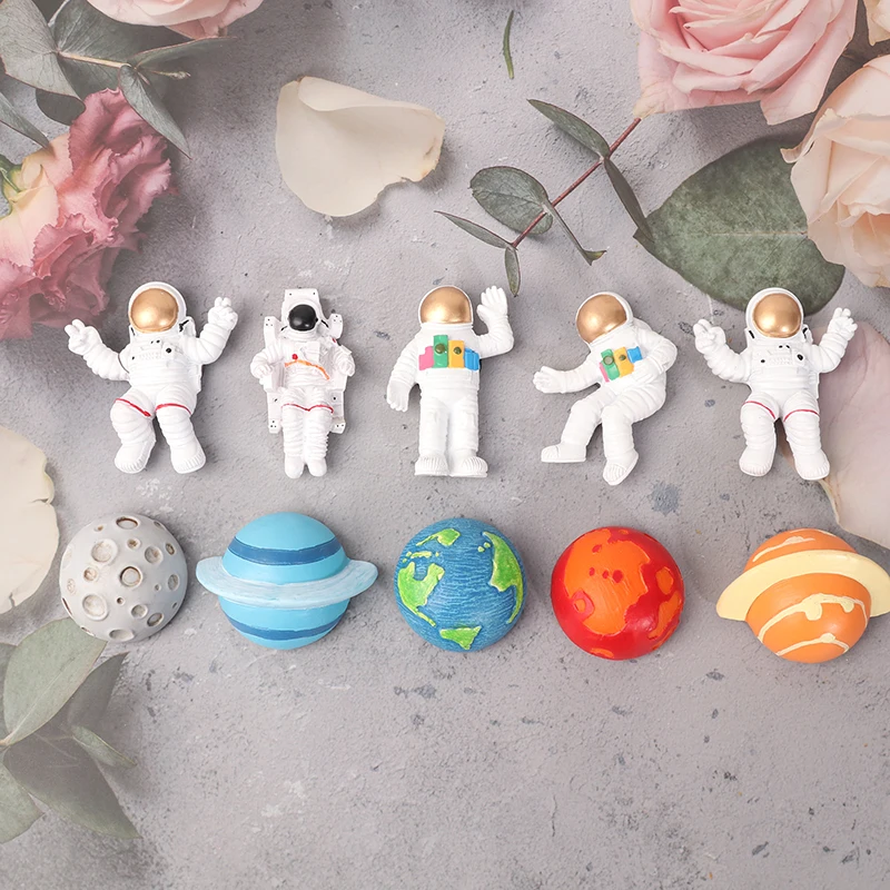 3D Космос Вселенная магнитная наклейка планета астронавт магнит на холодильник