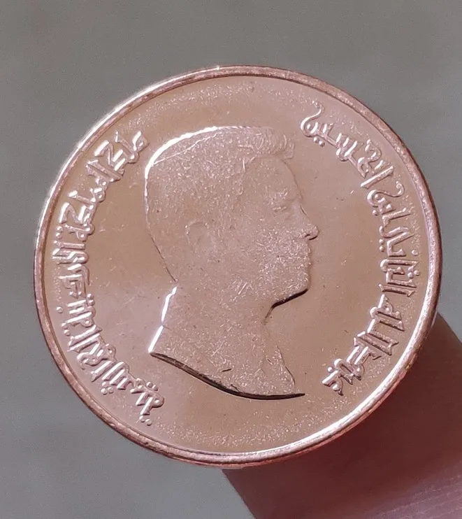 Jordan 1 цент 25 мм Азия монеты старая оригинальная необычная монета памятная версия