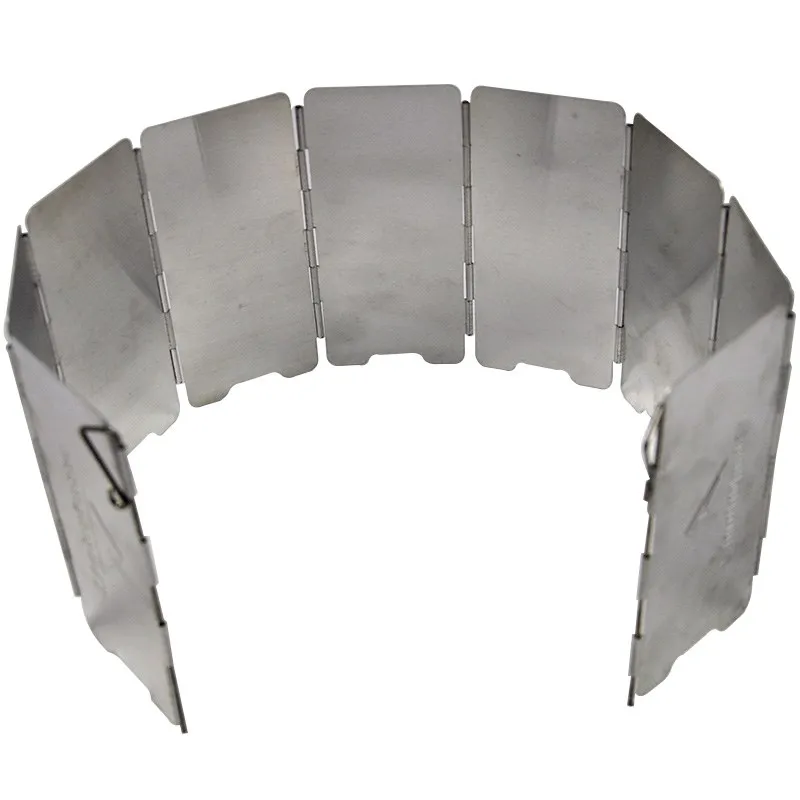 8 тарелок складной лобовое стекло Открытый Кемпинг плита газовая для барбекю