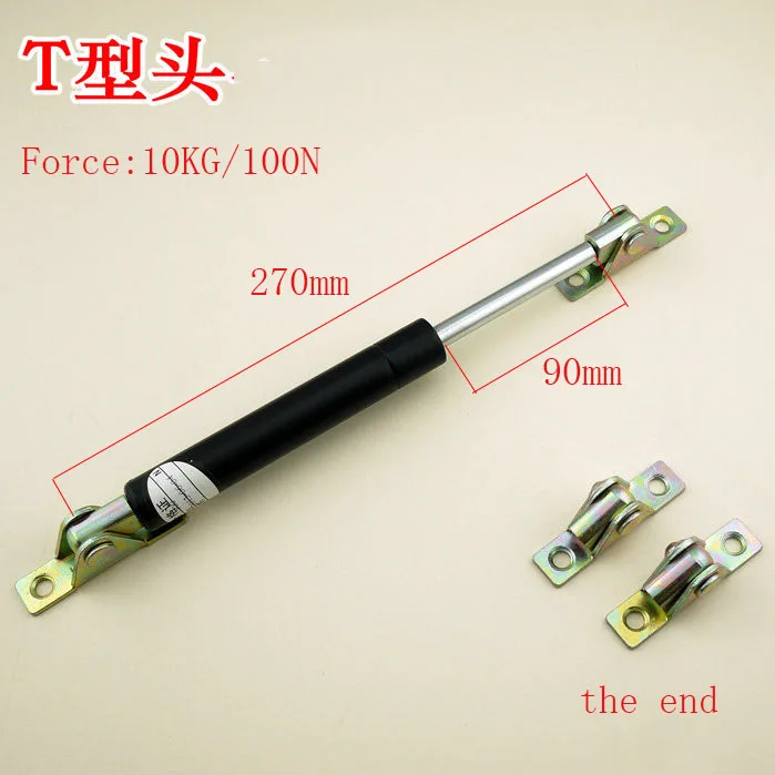 

Free shipping 270mm central distance, 90 mm stroke, pneumatic Auto Gas Spring, Lift Prop Gas Spring Damper