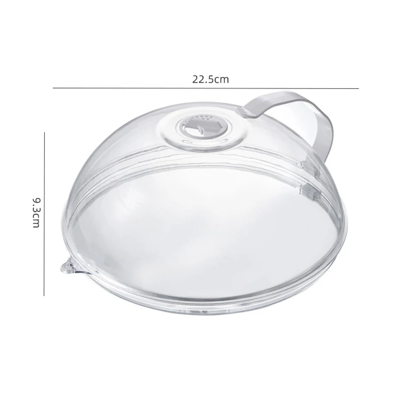 

Transparent Cover For Food Microwave Cover Sealing Cover Refrigerator Oven Food Cover With Handle Heat Resistant Lid Food Cover