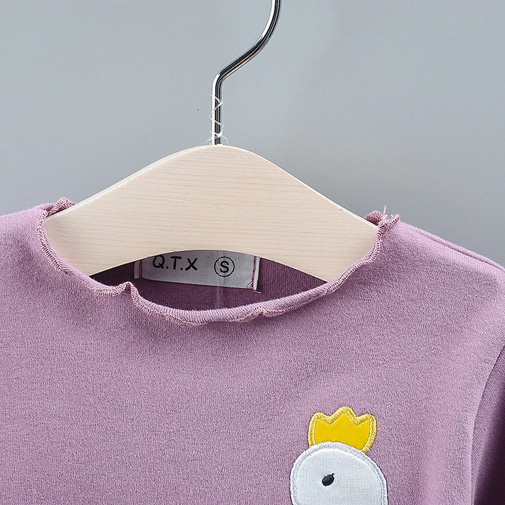 MUQGEW/Новинка модная детская одежда для маленьких девочек с рисунком лебедя платье