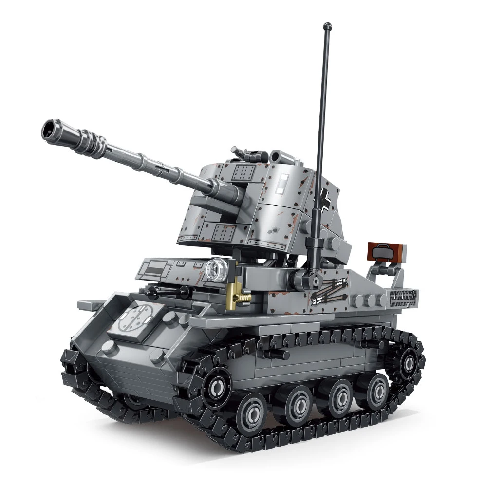 479 шт. GE военные Marder III доставку в Австралию F.H Танк строительные блоки WW2 с 4 Солдат