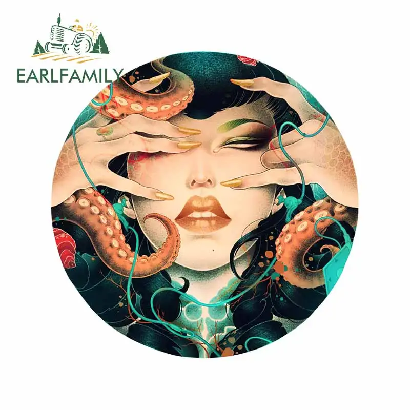 

EARLFAMILY 13 см x 12,9 см для девушек тонкая наклейка ремонт автомобиля Наклейка бампера ноутбук Водонепроницаемый виниловый материал окклюзия Де...