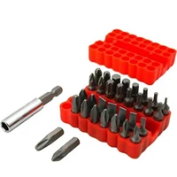 33pcslot screwdriver bit ste hand tool kit with hexagonal torx hex pozidriv slotted phillips special screw driver drill bits