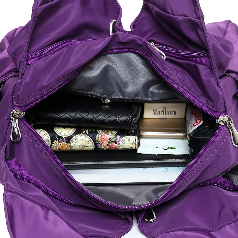 

2019 New Style Women's Bag, Single-shoulder, Hand-held Messenger Bag, Waterproof Nylon Bag, High-capacity