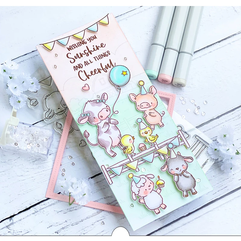 2020 Новые горячие животные ферма свинка овечка металлические пресс формы и день