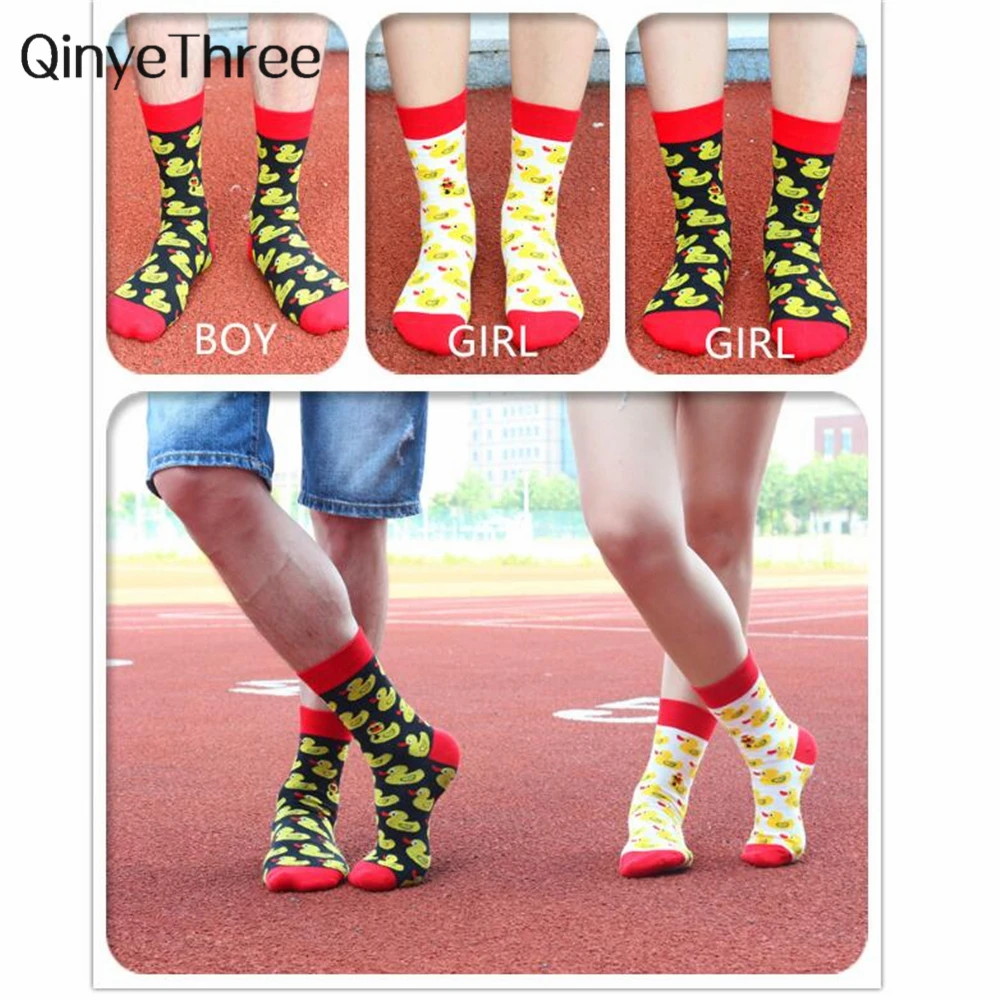 Носки женские хлопковые в стиле хип-хоп с рисунком | Женская одежда