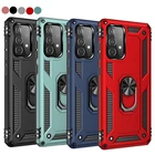 Армированный Магнитный чехол для Xiaomi Redmi Note 9, 10, 9s, 8, 8T, 7 Pro, Poco X3, 10T, 9A, 7A, K40 Lite, автомобильный держатель, задняя крышка с кольцом
