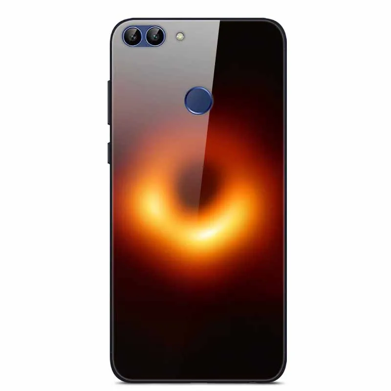 Чехол из закаленного стекла для Coque huawei P Smart, мягкий бампер, 3D печать, Funda для huawei P Smart, FIG-LX1 чехол для телефона - Цвет: 16