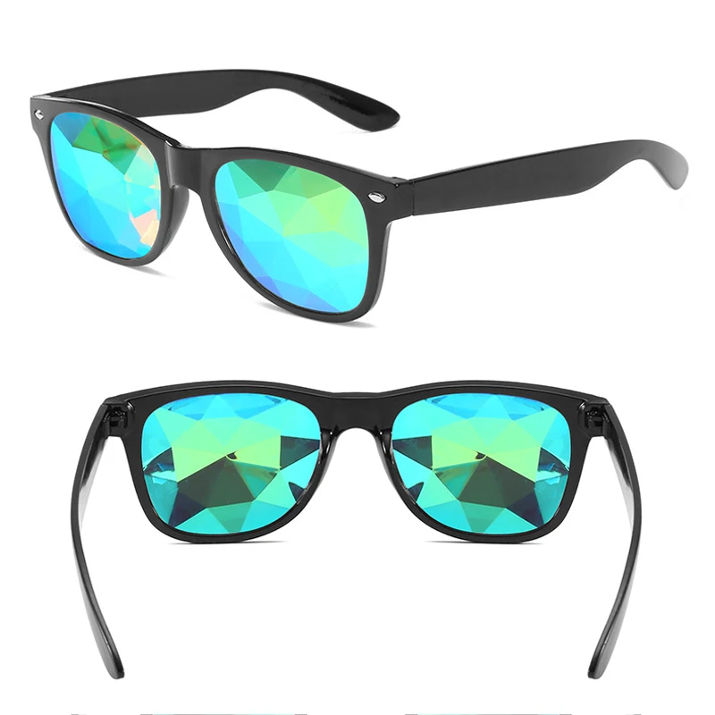 Очки-калейдоскопы для мужчин и женщин круглые праздничные солнцезащитные очки