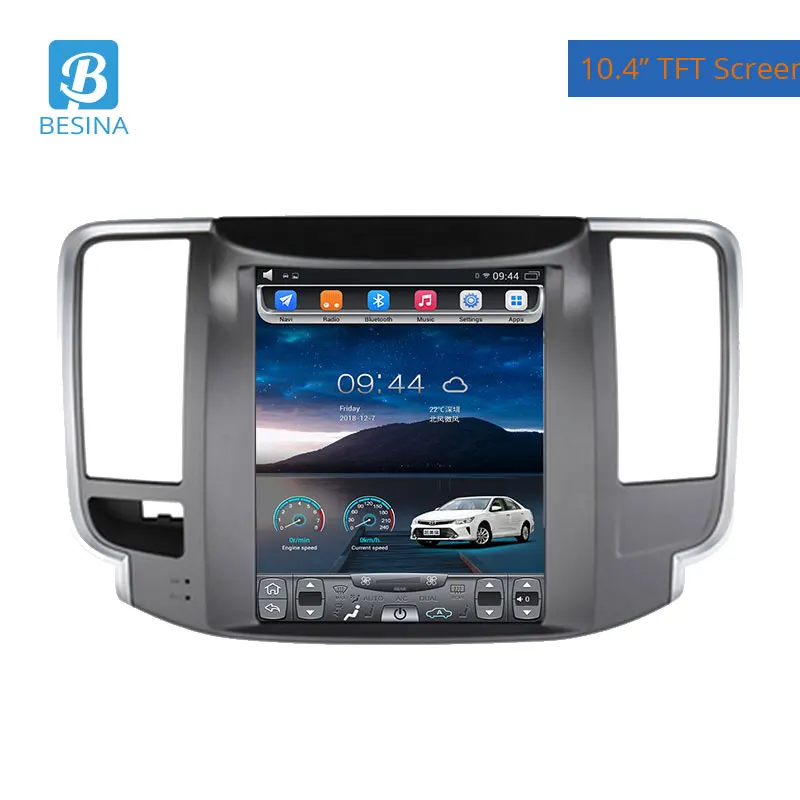 Автомагнитола Besina 10 4 дюйма Android 9 1 для Nissan Teana J32 2008 2012 2013 мультимедийный плеер Wi Fi