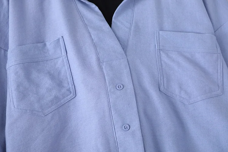 

Spring Autumn Corduroy Patchwork Loose Shirts Women High Street Fake Two Pieces Long Sleeve Blusa Female Chic Harajuku Shirt Top