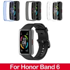 Полноразмерная мягкая защитная пленка для смарт-часов с полным покрытием, защита для Huawei Honor Band 6, защитный чехол для экрана часов, высокое качество