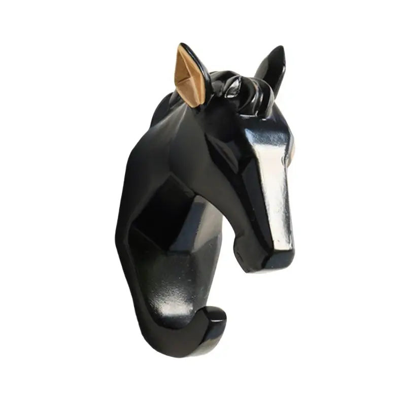 

Cute Animal Head Sticker Hook Wall Clothes Hanger Handbag Coat Hat Key Holder X37B