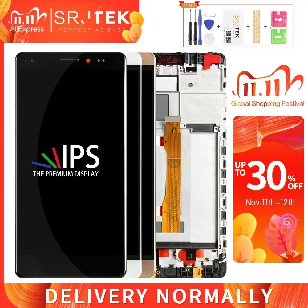 Srjtek 5 &quotдля HUAWEI Mate S ЖК дисплей с сенсорным экраном дигитайзер сенсор стекло в