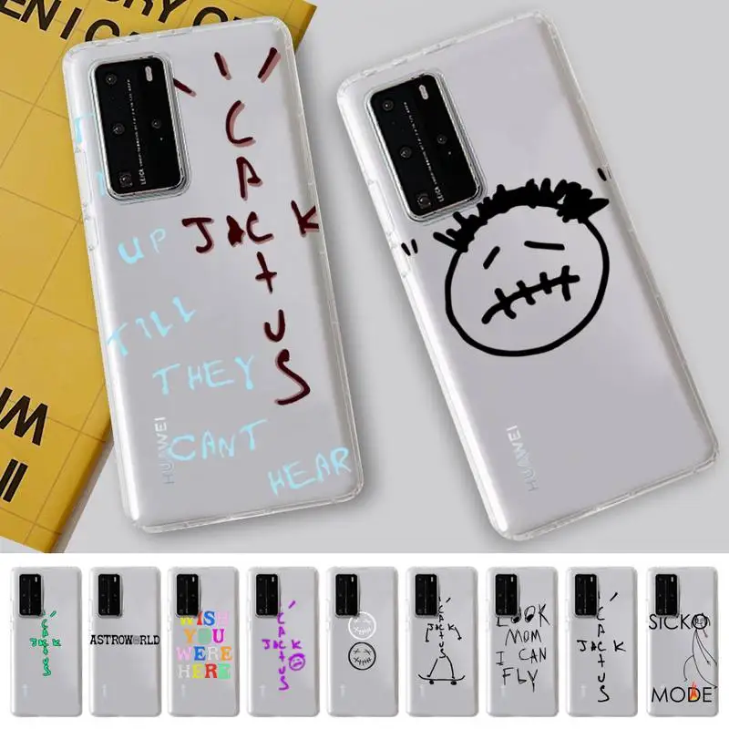 

Travis Scott Huncho Jack ASTROWORLD TOUR Sicko Phone Case For Huawei P20 30pro lite Psmart2019 Y6 7 Honor8 10 i lite Mate20lite