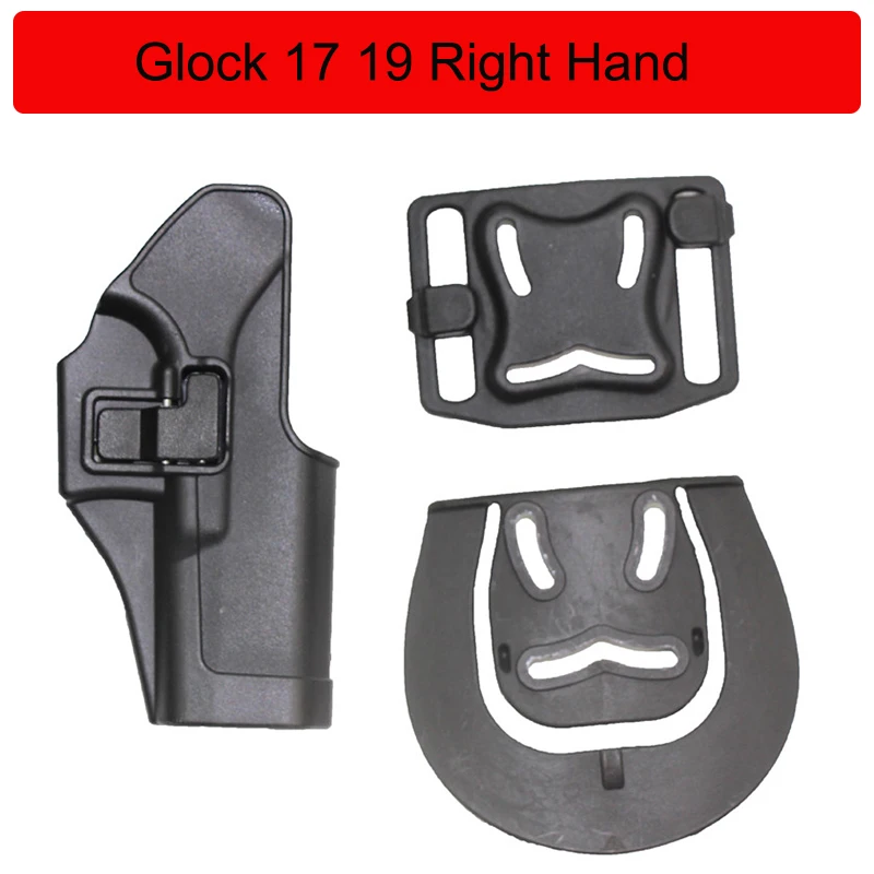 Тактический Чехол-Кобура Glock для левой/правой руки Glock 17 19 22 23 31 32 Airsoft кобура для пистолета Пояс поясной охотничий аксессуар