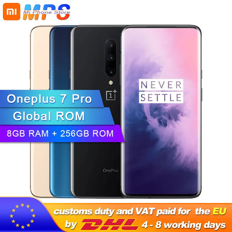 Смартфон Oneplus 7 Pro глобальная прошивка 8 ГБ ОЗУ 256 Гб ПЗУ Snapdragon 855 экран 6 67 дюйма 90 Гц