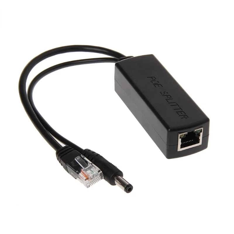

10/100M IEEE802.3at/af Power Over Ethernet PoE Splitter Adapter For IP Camera 80x27x22mm/3.15x1.06x0.87in
