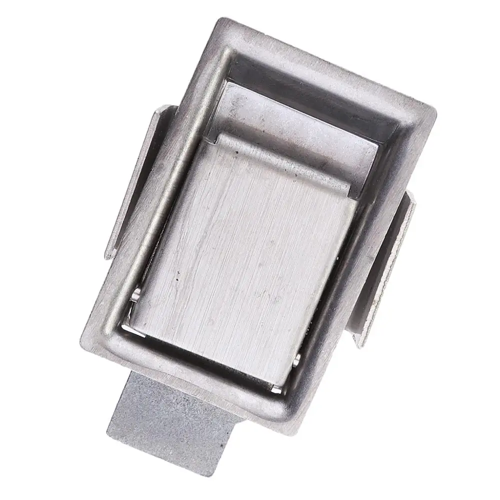 Flush Mount Single Point Handle - Stainless Steel Locking Interior Door Paddle Latch Safety Release Lock for Boat RV Toolboxes |