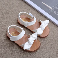 childrens bow shoes 2021 new casual shoes girls flat sandals summer childrens princess party soft soled sandals