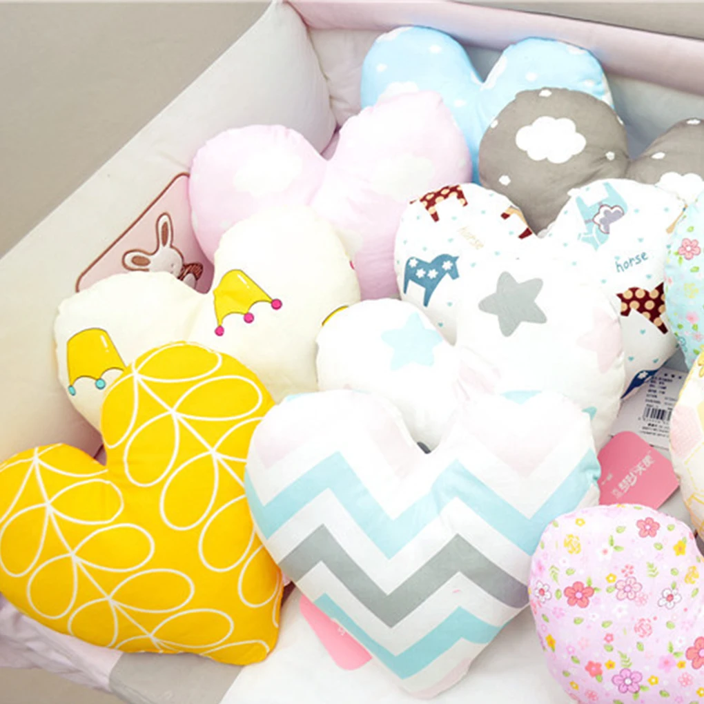 

Cute Baby Pillow Kids Baby Cushion Cotton Baby Room Decor Child Soft Travesseiro Newborn Bed Doll Gifts Baby Pillows
