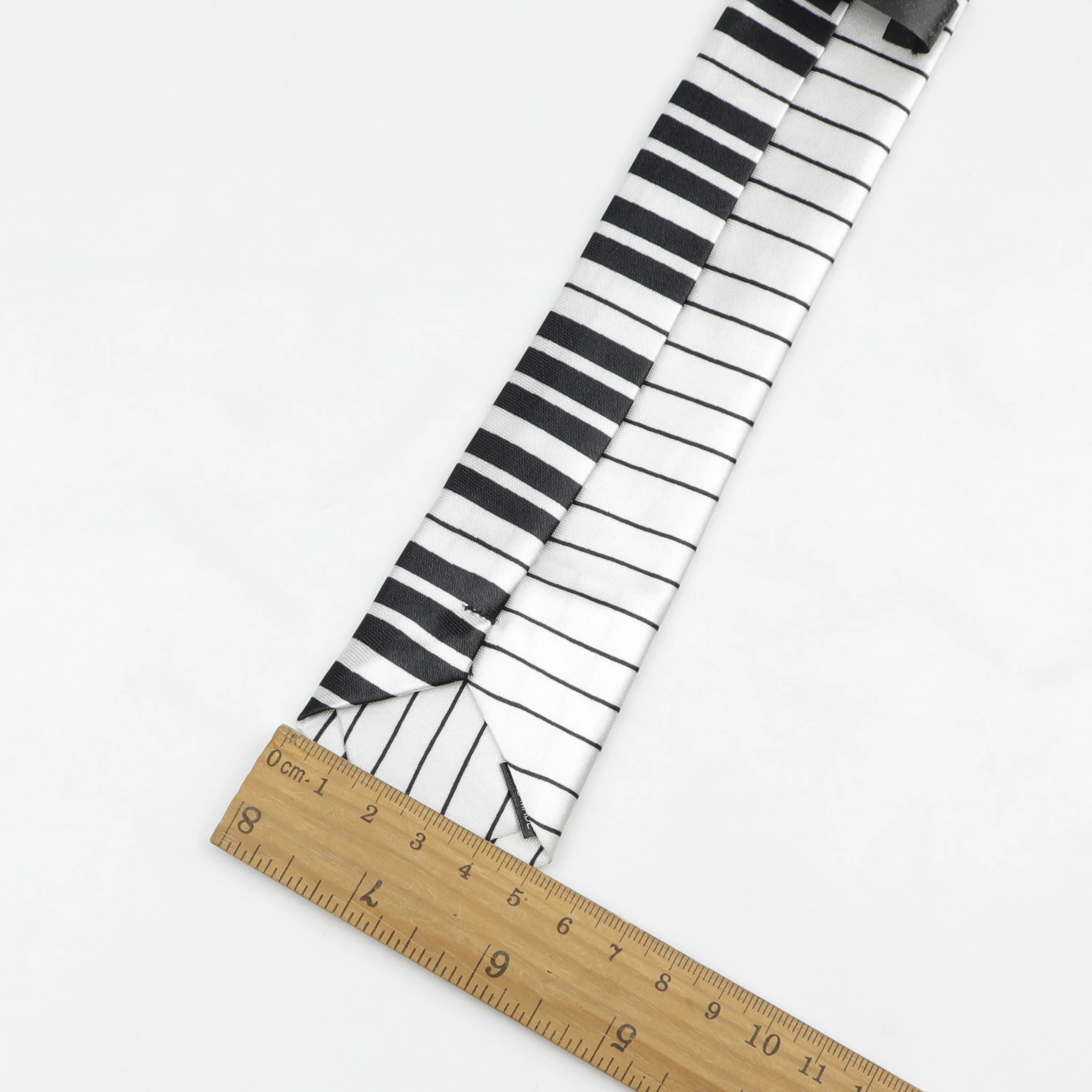 

Classic Fashion Men's Skinny Tie Colorful Musical Notes Printed Piano Guitar Polyester 5cm Width Necktie Party Gift Accessory