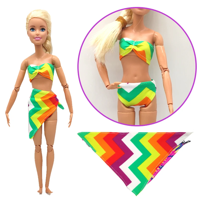Купальник сделай сам для Барби аксессуары кукол девочек модная одежда игрушки