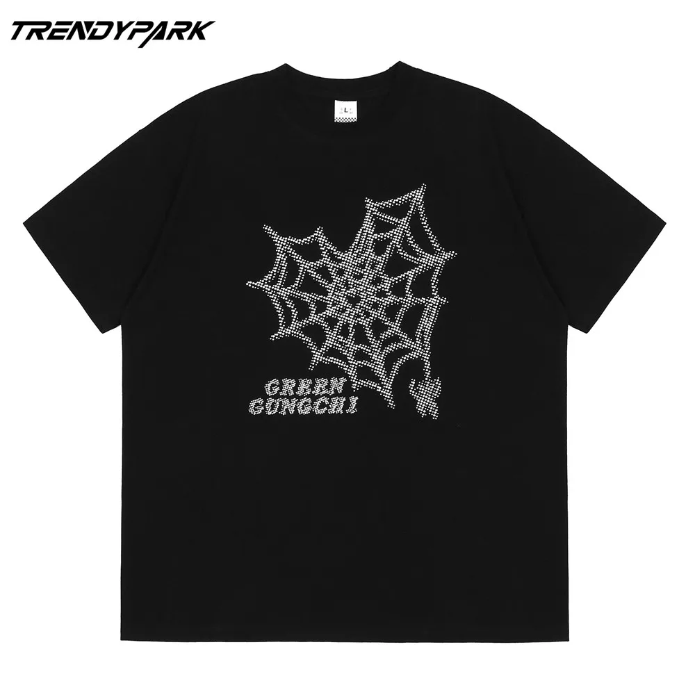 

Men's T-shirt 2021 New Summer Short Sleeve Printed Tee Hip Hop Oversized Cotton Casual Harajuku Streetwear Top Tshirts Clothing