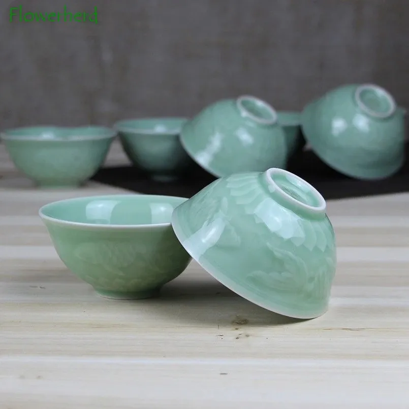 

Ceramic Bowl Tableware Celadon Tableware Household Rice Bowl Noodle Bowl
