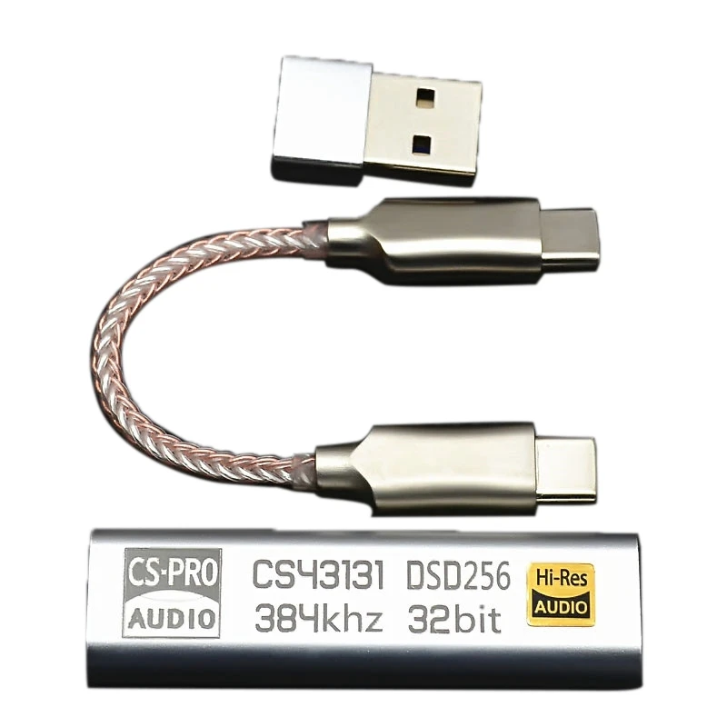 Новый-TYPE C до 3 5 мм DSD256 для Android усилитель наушников адаптер DAC Портативный USB Cirrus