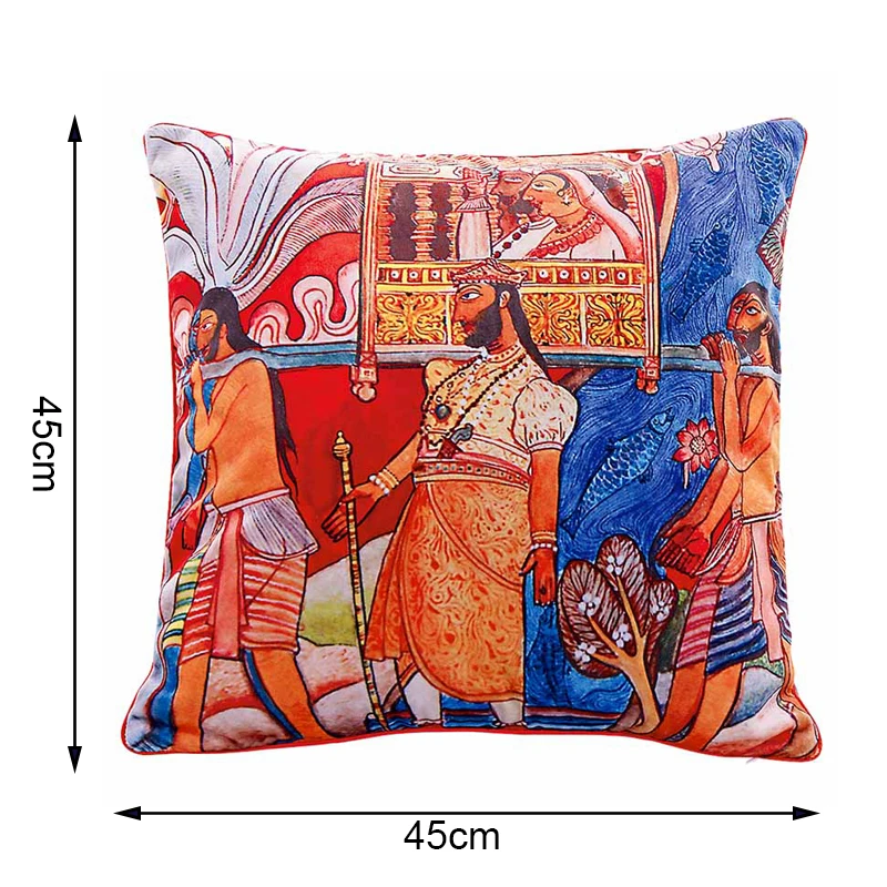 Royal Europe New Design High-grade 45x45cm Luxury Cushion Case Squire Shape Decorative Sofa Velvet Throw Pillow Seat Chair | Дом и сад