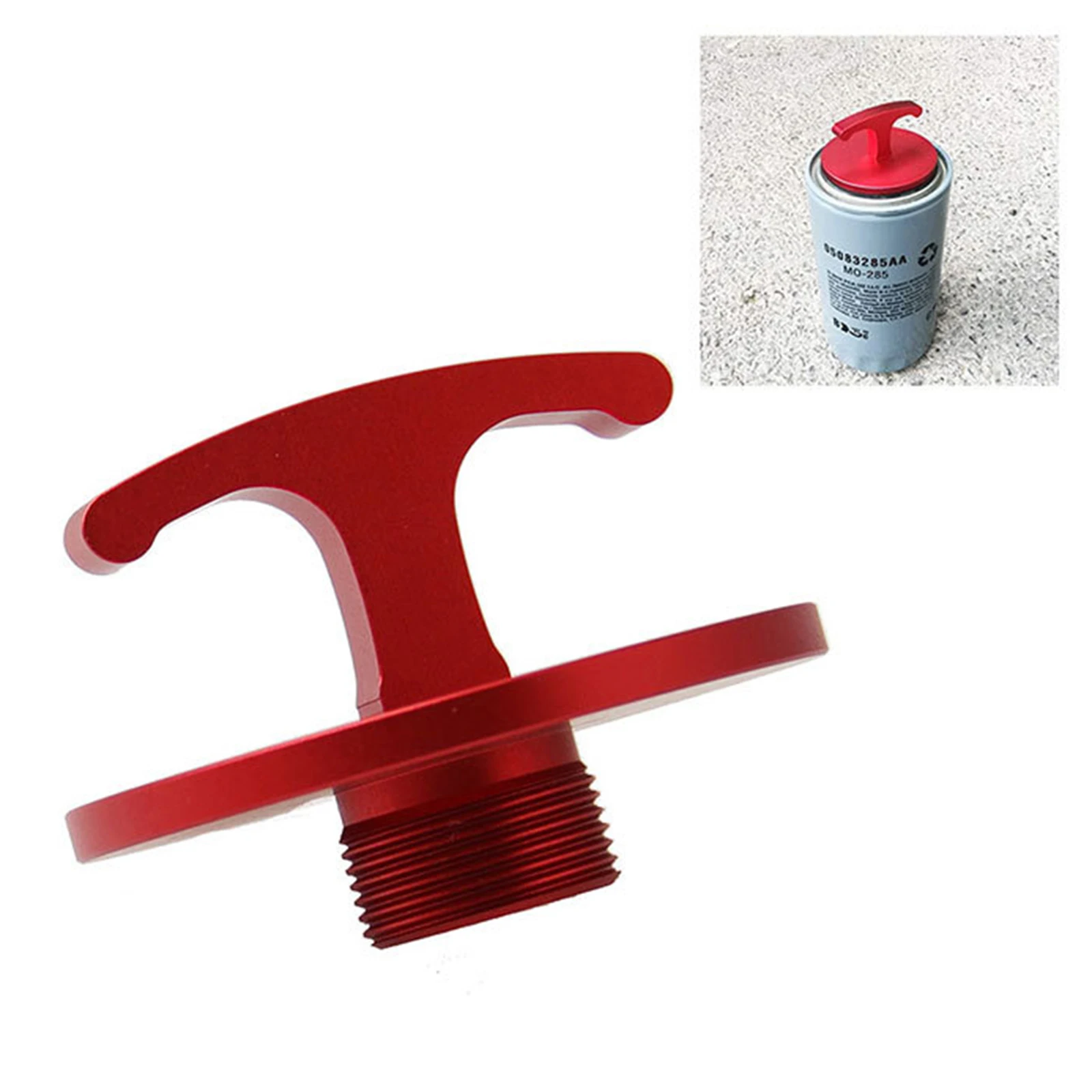 

High Performance Oil Filter Plug Tool Oil Filter Plug Tool Replace Compatible with Ram 05083285AA Turbo 5.9L 6.7L (Red)