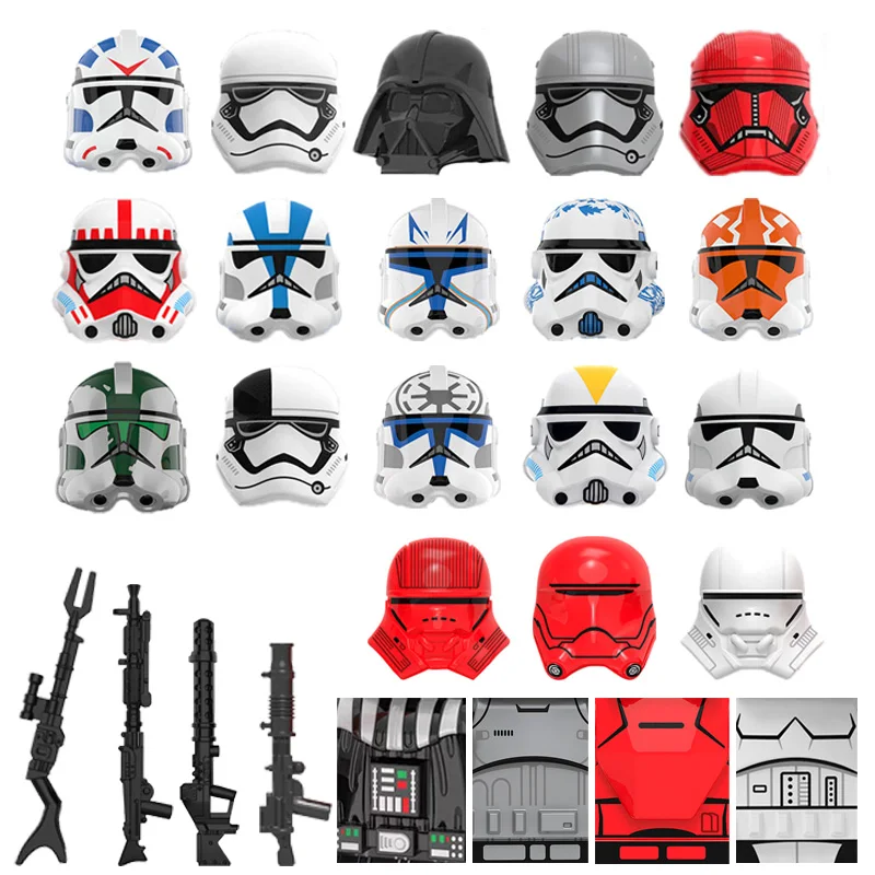 

Darth Vader Clone Troopers Action figures Blocks Set Imperial Stormtrooper Sith Soldier Army Mini Bricks Wars Toys Gift for Kids