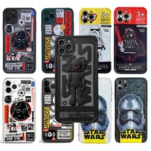 Star Wars Disney iPhone Case Silicone Sesame Street Darth Vader Imperial Stormtrooper Protector Cases for iPhone 11 12 Pro Max