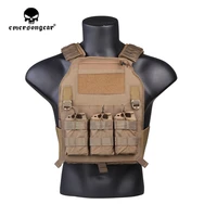emersongear 419 tactical vest plate carrier army military body armor breathable adjustable airsoft paintball cs protective gear